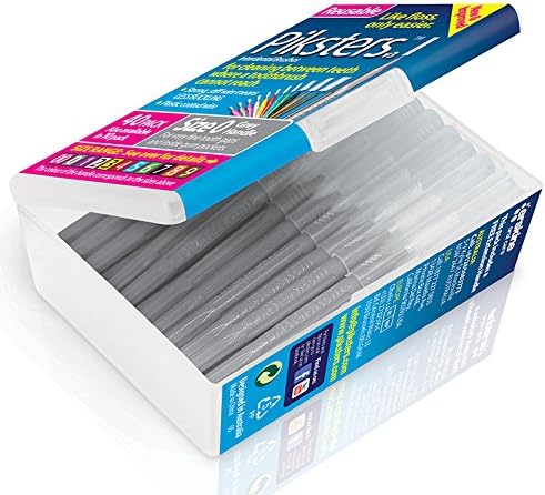 Piksters Interdental Brushes, 40 pk, Size 0, Interdental Tooth Brush for Very Tight Gaps, Gum Soft Bristles for Plaque Removal, Safe for Braces